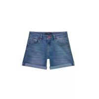 ราคา GUESS Guess กางเกงยีนส์ขาสั้นเด็กผู้หญิง อายุ 7-14 ปี J5GD01D4CA0 - สีฟ้า 8 (MKP1988712)