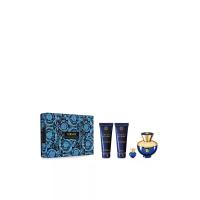 ราคา VERSACE ชุดเซ็ตน้ำหอมผู้หญิง Dylan Blue Pour Femme Gift Set EDP 100 มล. + Bath&Showergel 100 มล. + Bodylotion 100 มล. + EDP Mini 5 มล. (CDS14857928)