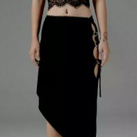 ราคา BLACKDOG BKK กระโปรงสีดำผ้ายืด ตกแต่งหัวใจด้านข้าง Free Size (GRMKPPR000076473)