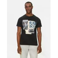 ราคา GUESS GUESS เสื้อยืดผู้ชาย Slim-fit Logo T-Shirt M5GI04I3Z14 - สีดำ XL (MKP1990139)