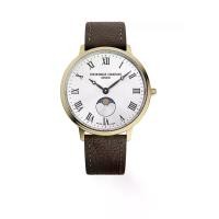 ราคา FREDERIQUE CONSTANT นาฬิกาข้อมือผู้ชาย Classics Quartz Moonphase รุ่น FC-206RS3S5 ขนาด 39 มม. สีเงิน (CDS22281999)
