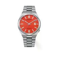 ราคา CITIZEN นาฬิกาข้อมือผู้ชาย Citizen Automatic รุ่น NJ0158-89W ขนาด 40 มม. สีแดง (CDS99303655)