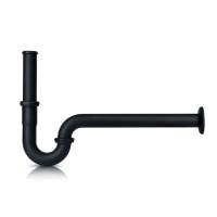 ราคา Englefield ชุดท่อน้ำทิ้งอ่างล้างหน้ารูปตัวพี (ยาว 40.5 ซม.) สีดำ (MKP1409523)