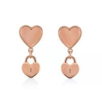 ราคา Jewellista ต่างหูรุ่น Fairy เงินแท้ ประดับพลอย CZ สีโรสโกลด์ (MKP1455684)