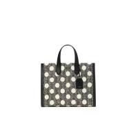 ราคา KATE SPADE NEW YORK กระเป๋าโท้ท/กระเป๋าทรงสี่เหลี่ยมรุ่น Manhattan Dot Tweed Large Tote สีดำ One Size (MKP1991858)