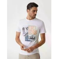 ราคา GUESS GUESS เสื้อยืดผู้ชาย Slim-fit Logo T-Shirt M5GI04I3Z14 - สีขาว L (MKP1990136)