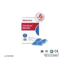 ราคา Sinocare เข็มสำหรับเจาะปลายนิ้ว รุ่น Sinodraw บรรจุ 50 ชิ้น (6 กล่อง)-สีแดง (MKP1340639)