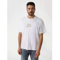 ราคา GUESS GUESS เสื้อยืดผู้ชาย Oversized Logo T-Shirt M5GI13K8FQ4 - สีขาว S (MKP1990244)