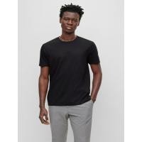 ราคา BOSS เสื้อยืดทีเชิ้ตแขนสั้นสำหรับผู้ชาย Slim Fit สีดำ L (MKP1569901)