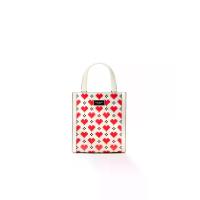 ราคา KATE SPADE NEW YORK กระเป๋าโท้ท/กระเป๋าทรงสี่เหลี่ยมรุ่น Manhattan Pixel Hearts Mini Tote สีครีม One Size (MKP1991863)