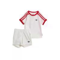 ราคา ADIDAS KIDS ชุดเซ็ตเด็กทารกยูนิเซ็กส์ เสื้อยืดและกางเกงขาสั้น Adidas Originals สีขาว 104 UK (CDS19814919)