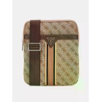 ราคา GUESS Guess Men Milano 4G Jacquard Stripe กระเป๋าสะพายข้าง รุ่น HMMISTP5123 สีน้ำตาล One Size (MKP1991698)