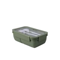 ราคา CENTRAL HOME กล่องอาหาร พร้อม 2 ช่องช้อนส้อม 1000 มล. รุ่น 6300 1000 ml (CDS93472678)