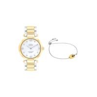 ราคา Coach นาฬิกาข้อมือผู้หญิง รุ่น CO14000100,สายStainless Steel , สีเงิน-ทอง (MKP1676244)