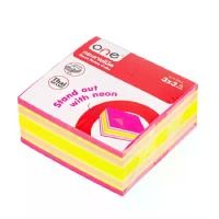 ราคา ONE ONE กระดาษโน้ต รุ่น O2153 คละสี สะท้อนแสง ขนาด 3x3 นิ้ว (แพ็ค 400 แผ่น) (MKP0978134)
