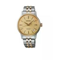 ราคา SEIKO นาฬิกาข้อมือผู้หญิง Presage Cocktail Time รุ่น SRPL64J ขนาด 34 มม. สีเหลือง (CDS22416711)