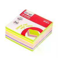 ราคา ONE ONE กระดาษโน้ต รุ่น O2154 คละสี สะท้อนแสง ขนาด 3x3 นิ้ว (แพ็ค 400 แผ่น) (MKP0978192)
