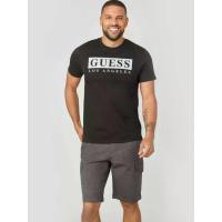 ราคา GUESS เสื้อยืด Greg Logo สีดำ S (MKP1512165)
