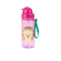 ราคา SKIP HOP ขวดน้ำพกพาสำหรับเด็ก Zoo Straw Bottle PP Llama 13 ออนซ์ สีชมพู (CDS89820445)