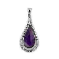 ราคา FINEJEWELTHAI จี้อะเมทิสต์-ทรงหยดน้ำ-งานสุวัน-จี้เงินแท้-จี้เพชรสังเคราะห์-พลอยประจำเดือนเกิด-SWP012-Amt สีเงิน (MKP0759841)