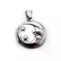 ราคา FINEJEWELTHAI ล็อกเก็ตทรงกลม-รูปพระจันทร์และดวงดาว-ล็อกเก็ตเงินแท้-ล็อกเก็ตใส่รูป-จี้เงิน-P20180000 สีเงิน (MKP0759751)