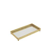 ราคา Central Home ถาดเหลี่ยมขอบฉลุมีขา รุ่น BRS ขนาด 32X17X4 ซม. สีทอง (CDS91857187)