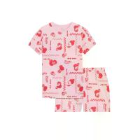 ราคา MARKS & SPENCER KIDS ชุดนอนเสื้อยืดแขนสั้นกางเกงขาสั้นเด็กเล็กผู้หญิง Kids' Pure Cotton Fruit Graphic สี Light Rose 2-3 Years (CDS21528989)