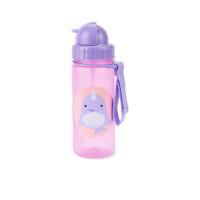 ราคา SKIP HOP ขวดน้ำพกพาสำหรับเด็ก Zoo Straw Bottle PP Narwhal 13 ออนซ์ สีม่วงอ่อน (CDS89820452)