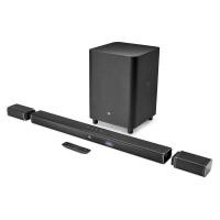 ราคา JBL ลำโพงซาวด์บาร์ พลังเสียงแบบ 5.1 แยกซ้ายขวาเป็นลำโพง Surround แบบไร้สาย สีดำ (MKP1014396)