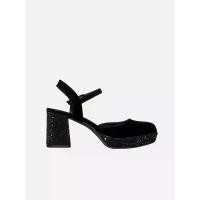 ราคา KENNETH COLE รองเท้าส้นสูง รัดข้อ ผู้หญิง รุ่น INDYA สีดำ 7 US (MKP1642194)