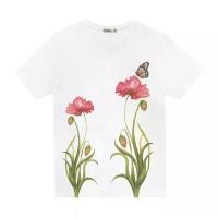 ราคา ICONIC เสื้อยืด พิมพ์ลาย ดอกไม้ รุ่น TWICE T-SHIRT สีขาว S (MKP1209341)