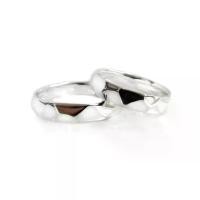 ราคา Finejewelthai แหวนคู่ แหวนเงินแท้ แหวนเกลี้ยง / couple Silver Ring RC120000 สีเงิน (MKP0228512)