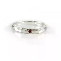 ราคา FINEJEWELTHAI แหวนโกเมน-แหวนเงิน-โกเมนแท้-เงินแท้925-แหวนพลอยแท้-แหวนประจำเดือนเกิด-R1228gm สีเงิน 48 (MKP1015614)