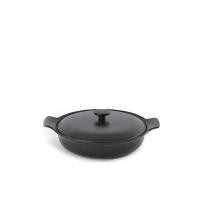 ราคา BERGHOFF กระทะทรงลึก Ron พร้อมฝาและมือจับเหล็กหล่อ 28 ซม. รุ่น 3900038 สีดำ (CDS88194196)