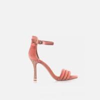ราคา KENNETH COLE รองเท้าส้นสูง มีรัดข้อเท้า Kenneth Cole รุ่น HART SANDAL สีชมพู ผลิตจากหนังแท้ 5.5 (MKP1447784)
