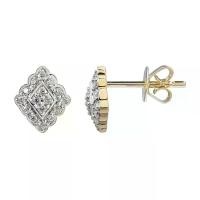 Marc Jewelry ต่างหูทอง 18K รุ่น GE80521SI2/YG