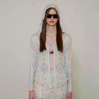 ราคา BLACKDOG BKK เสื้อแขนยาวผ่าหน้ามีฮู้ด ผ้าตาข่ายซีทรูพิมพ์ลายหลากสี Free Size (MKP1365426)