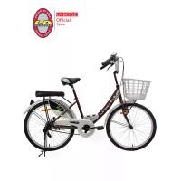 ราคา LA BICYCLE จักรยานแม่บ้าน รุ่น CITY RIDE 24 นิ้ว สีน้ำตาล (MKP1994355)