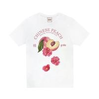 ราคา ICONIC เสื้อยืด พิมพ์ลาย ลูกพีชและความหมายมงคล รุ่น CHINESEPEACH4762 สีขาว M (MKP1073883)