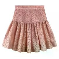 ราคา ICONIC กระโปรงสั้น ผ้าลูกไม้ รุ่น ROSY SKIRT สีชมพู XL (MKP1141577)