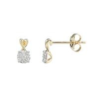 Marc Jewelry ต่างหูทอง 18K รุ่น GE80181SI2/YG-2