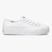 ราคา KEDS รองเท้าผ้าใบรุ่น TRIPLE KICK LEATHER สีขาว 7 US (MKP1289769)