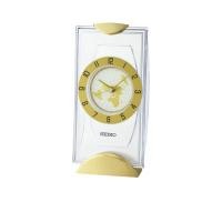 ราคา Seiko Clock นาฬิกาตั้งโต๊ะ รุ่น QXG152G สีทอง (CDS97209355)