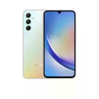ราคา Samsung สมาร์ทโฟนรุ่น Galaxy A34 5G (8+128GB) สีเงิน (MKP1562027)