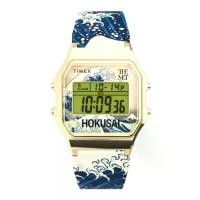 ราคา Timex นาฬิกาข้อมือผู้ชาย The MET Hokusai Digital รุ่น TW2W25200 สายเรซิ่น สีครีมลาย (MKP1605248)