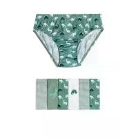 ราคา MARKS & SPENCER KIDS กางเกงชั้นในเด็กเล็กผู้ชาย ทรงบรีฟ Pure Cotton Dinosaur & Striped 7 ชิ้น สี Green Mix 5-6 Years (CDS22380364)