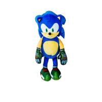 ราคา Sonic Prime กระเป๋าเป้ที่มีตุ๊กตาโซนิคติดอยู่ด้านหน้า Plush Backpack (CDS98179879)
