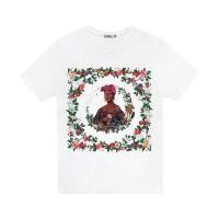 ราคา ICONIC เสื้อยืด พิมพ์ลาย โมนาลิซ่า ดอกไม้ขาว รุ่น LISAWHITE5642 สีขาว L (MKP1049269)