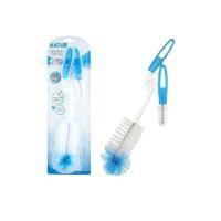 ราคา NATUR แปรงล้างขวดนมและจุกนมด้ามหมุน 360 องศา รุ่น 86101 (CDS88326580)