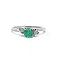 ราคา FINEJEWELTHAI แหวนมรกต-แหวนเพชร-แหวนเงิน-มรกตแท้-เงินแท้925-แหวนพลอยแท้-แหวนประจำเดือนเกิด-R1292em สีเงิน 58 (MKP1376900)